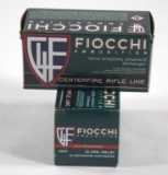 223 Remington ammunition, 2 boxes Fiocchi