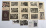 (11) Nazi SS photo trade cards from concentration