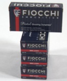 9mm Luger ammunition, 4 boxes Fiocchi 124 grain