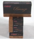 9mm Luger ammunition, 4 boxes PMC Bronze