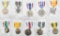 Lot of 10 medals to include California Service,