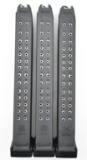 (3) Factory Glock 30 round 9mm magazines