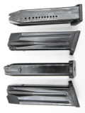 (4) Heckler & Koch VP9, 9mm factory magazines,