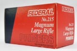 1,000 Federal No. 215 Magnum large rifle