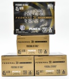 .45 Auto ammunition (4) boxes Federal Premium