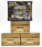 .45 Auto ammunition (4) boxes Federal Premium