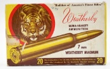 7mm Weatherby Magnum ammunition (1) box