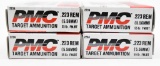 .223 Rem. ammunition (4) boxes PMC Target