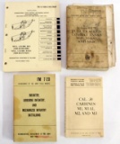 4 Books - Department of the Army Field Manuals -