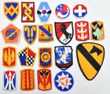 (20) US Army Post Vietnam full color patches