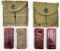 (2) US Army M1 carbine magazine double pouch