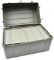 US Military medical chest with divider having