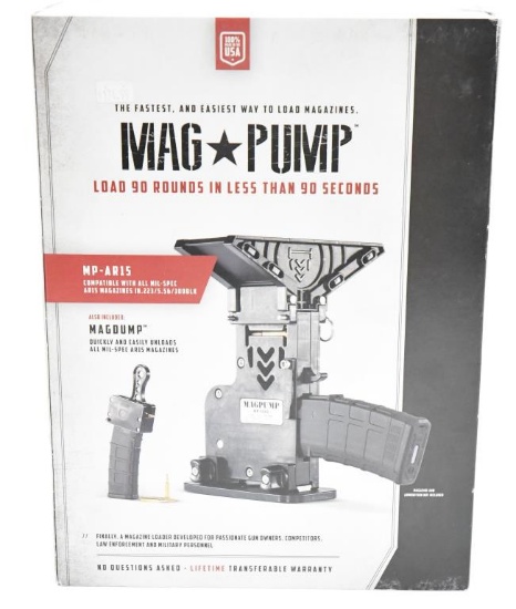 MAG*PUMP MP-AR-15 magazine loader compatible