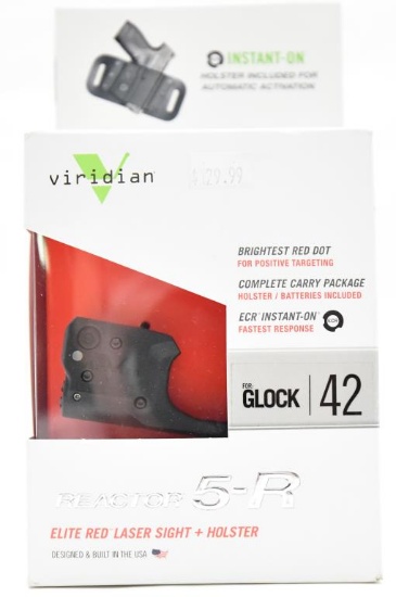 Glock 42 Varidian Reactor 5-R Elite red laser