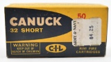 .32 Short Rim-Fire ammunition (1) box Canuck