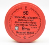 9mm Rim-Fire ball ammunition (1) container