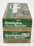 17 Remington Fireball ammunition (2) boxes