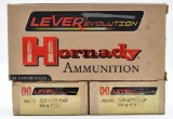 .338 Marlin Express ammunition (3) boxes Hornady