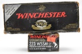 .223 WSSM ammunition (2) boxes Winchester