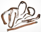 lot of (5) WWII US Army leather rifle slings