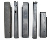 (5) Thompson sub machine gun stick magazines,