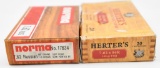 7.62x54R ammunition (2) boxes, one box Norma
