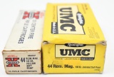 .44 Rem. Mag. ammunition (2) boxes, one box