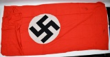 WWII German Nazi banner flag approximately