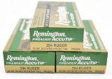 .204 Ruger ammunition (3) boxes Remington