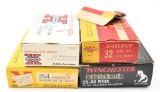 assorted lot of ammunition to include .225