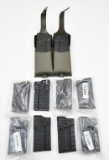 (8) G Rifle pattern aluminum body magazines