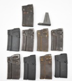 (9) FAL pattern steel body magazines with