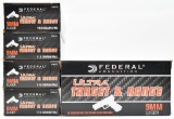 9mm Luger ammunition (5) boxes Federal