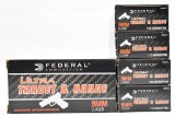 9mm Luger ammunition (5) boxes Federal