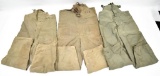 lot of three pair United States Navy Deck pants