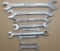 9 Snap-On wrenches: 5 are dbl open end 3/8-1 1/4