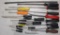 Flat lot-19 Snap-On screwdrivers & pry bar,