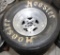 2 chrome WELD wheels w/old tires, 30/10.5/15