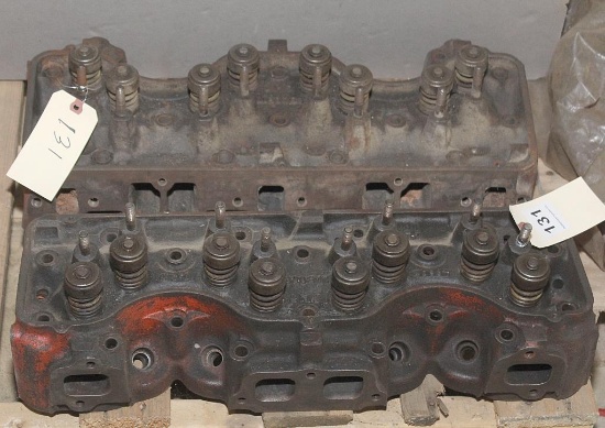 2 Chevy 409 heads, complete