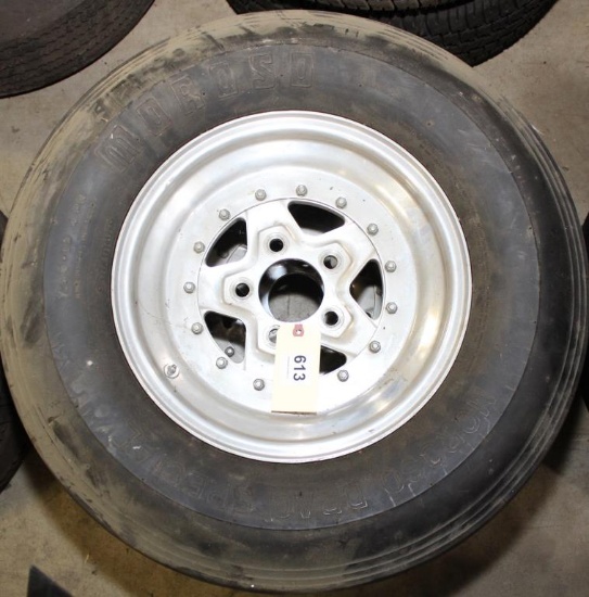 2 WELD front wheels w/ Moroso 7.60/15 tires,