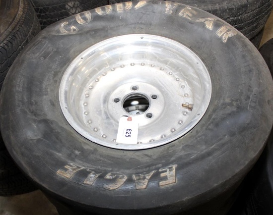 3 Aluminum Center Line wheels, old slicks, 30/9/15
