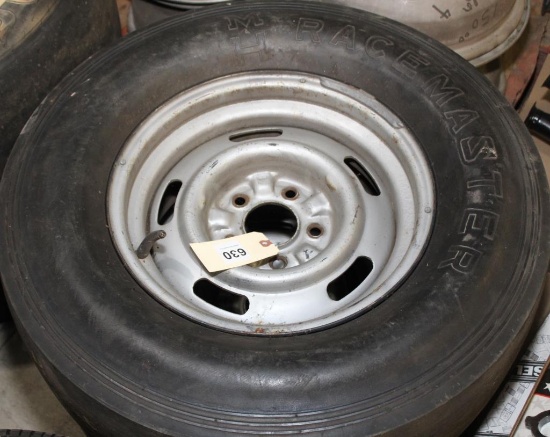 2 Rally wheels-tires, 9/28.5/15