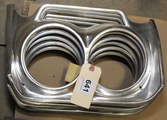 (8) 1962 Chev. headlight bezels