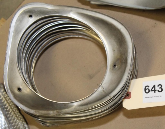 (11) 1962 Chev. tail light bezels