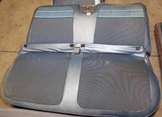 '62 Chev. Impala full set blue upholstered seats