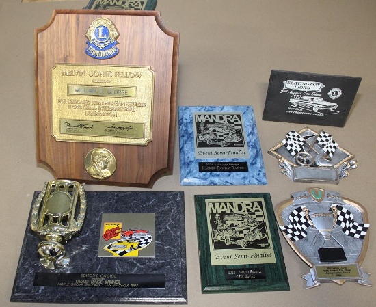 38 racing plaques