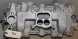 Aluminum single 4 barrel high rise intake manifold