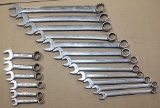 12 Snap-On SAE combination wrenches 7/16