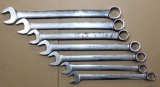 7 Snap-On combination wrenches, 13/16