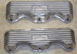 pair of Edelbrock cast aluminum 409 valve covers